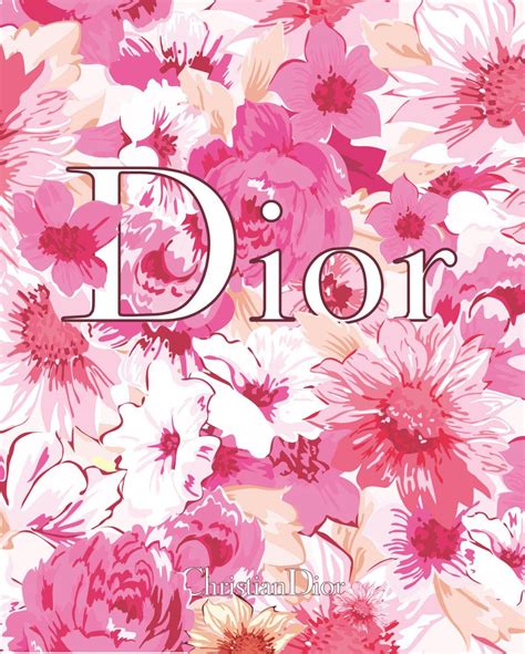 pink christian dior background.